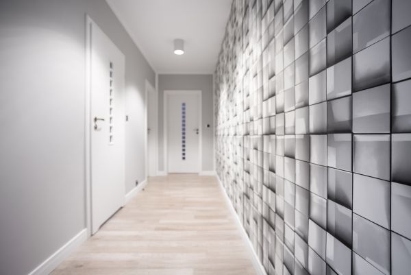Hallway Wallpapering in Bellevue